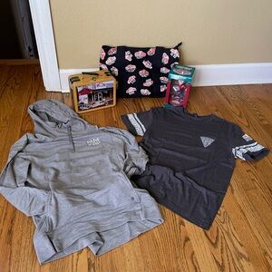 Lot of Papa Johns Clothing and Memorabilia